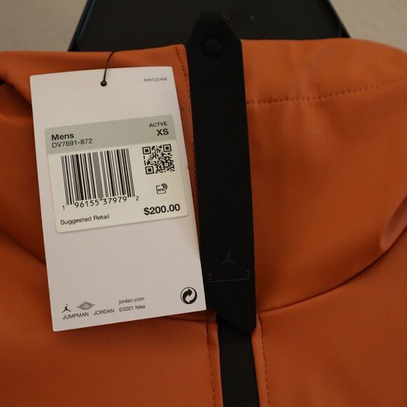 Nike DV7691 872 Men's Sz XS Rust Orange Jordan 23 Engineered Trench Jacket $200 - Picture 6 of 7